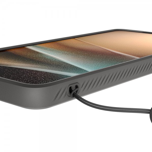 Spigen Samsung Galaxy S26 Ultra Skal Liquid Air MagFit Marble Gray