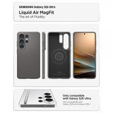 Spigen Samsung Galaxy S26 Ultra Skal Liquid Air MagFit Marble Gray