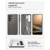 Spigen Samsung Galaxy S26 Ultra Skal Liquid Air Marble Gray