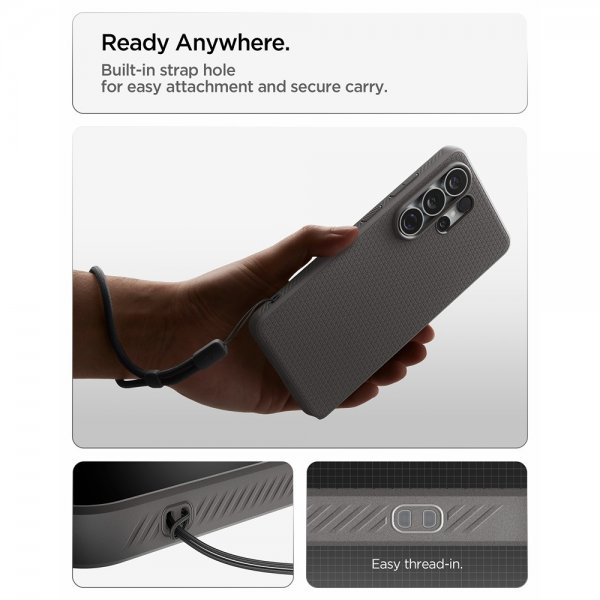 Spigen Samsung Galaxy S26 Ultra Skal Liquid Air Marble Gray