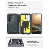 Spigen Samsung Galaxy S26 Ultra Skal Tough Armor MagFit Abyss Green