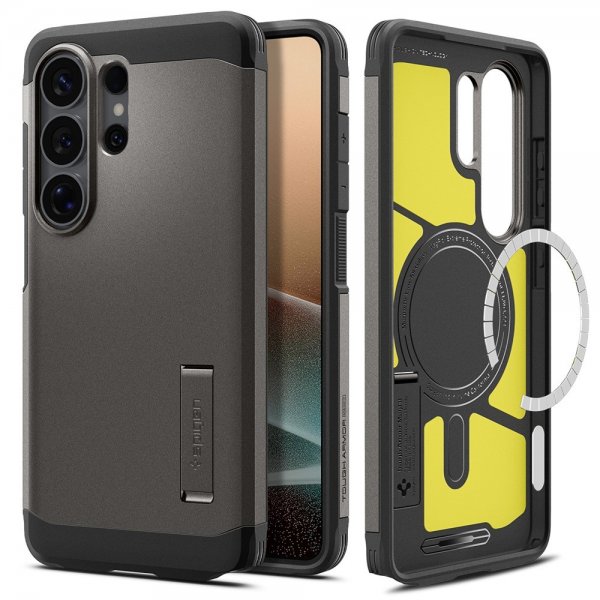 Spigen Samsung Galaxy S26 Ultra Skal Tough Armor MagFit Gunmetal
