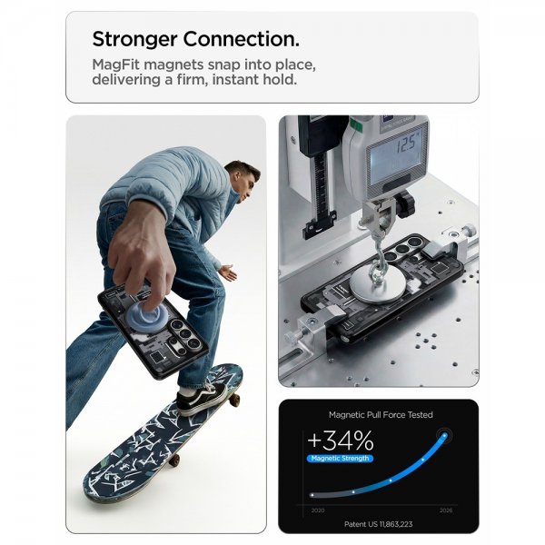 Spigen Samsung Galaxy S26 Ultra Skal Ultra Hybrid MagFit Zero One Svart