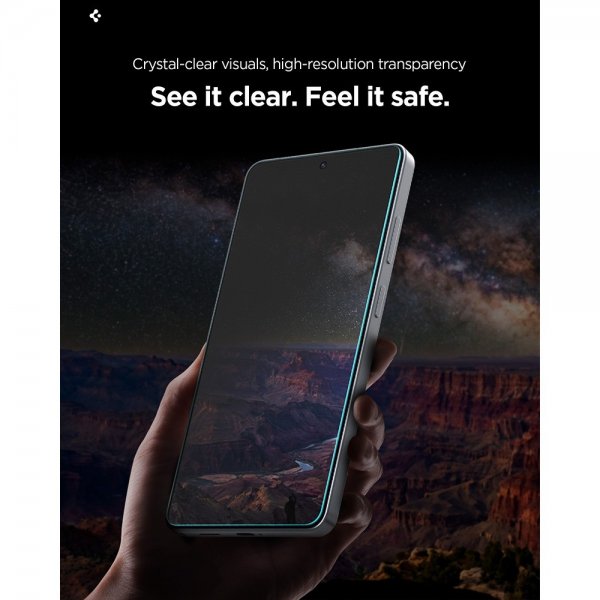 Spigen Samsung Galaxy S26 Ultra Skärmskydd GLAS.tR EZ Fit Pro Privacy 2-pack