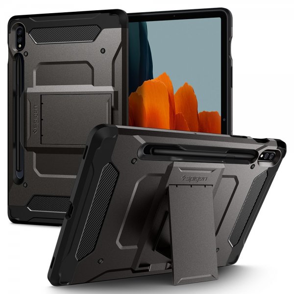 Spigen Samsung Galaxy S7/Galaxy Tab S8 Skal Tough Armor Pro Gunmetal