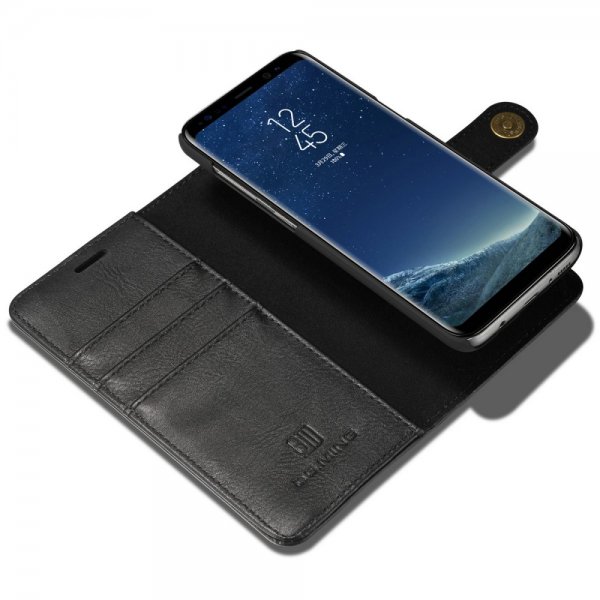 Dg.Ming Samsung Galaxy S8 Plånboksfodral Löstagbart Skal Svart