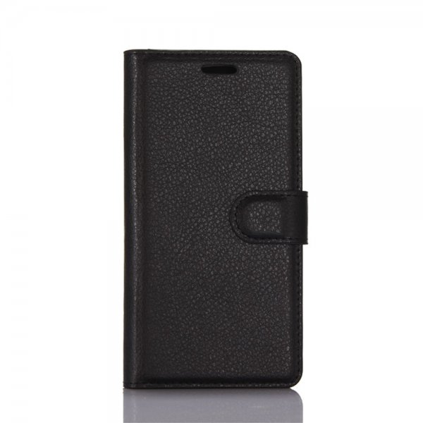 Samsung Galaxy S8 Fodral Litchi Svart