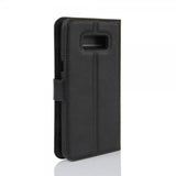 Samsung Galaxy S8 Fodral Litchi Svart