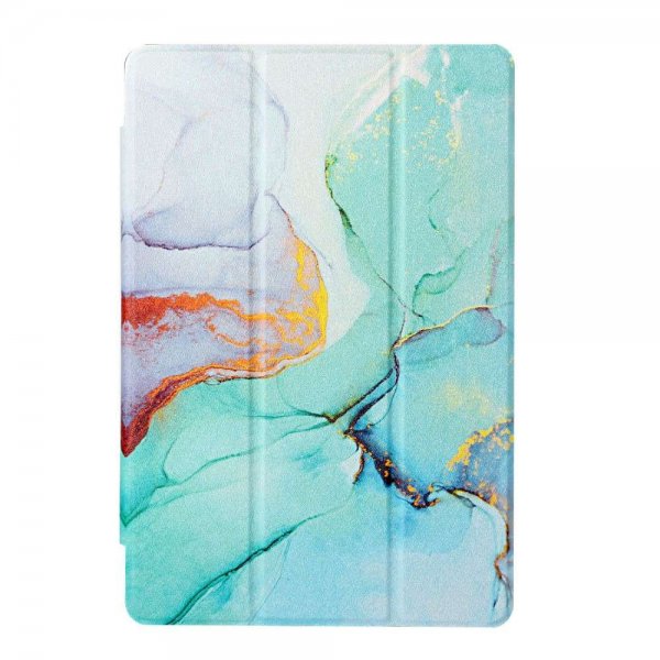 Samsung Galaxy Tab A7 Fodral Motiv Grön Marmor