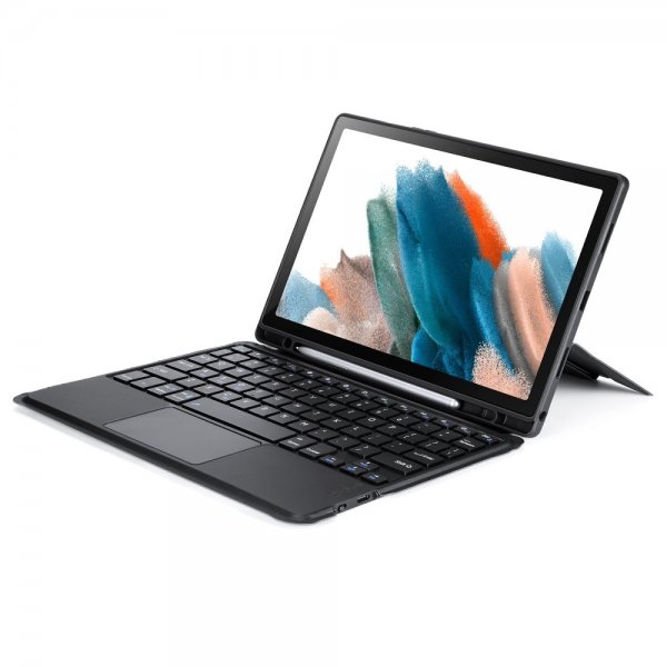 Dux Ducis Samsung Galaxy Tab A8 Fodral Löstagbart Tangentbord Svart