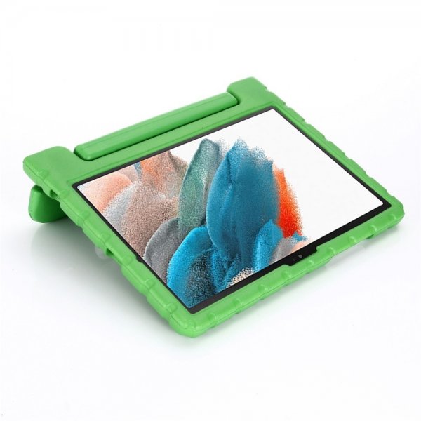 Samsung Galaxy Tab A8 Skal med Handtag Grön