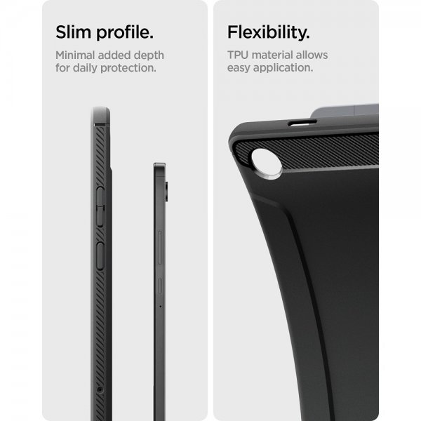 Spigen Samsung Galaxy Tab A9 Plus/Tab A11 Plus Skal Rugged Armor Matte Black