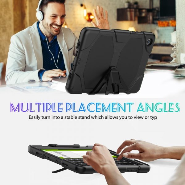 Samsung Galaxy Tab A9 Plus/Tab A11 Plus Skal Heavy Duty Armor Svart