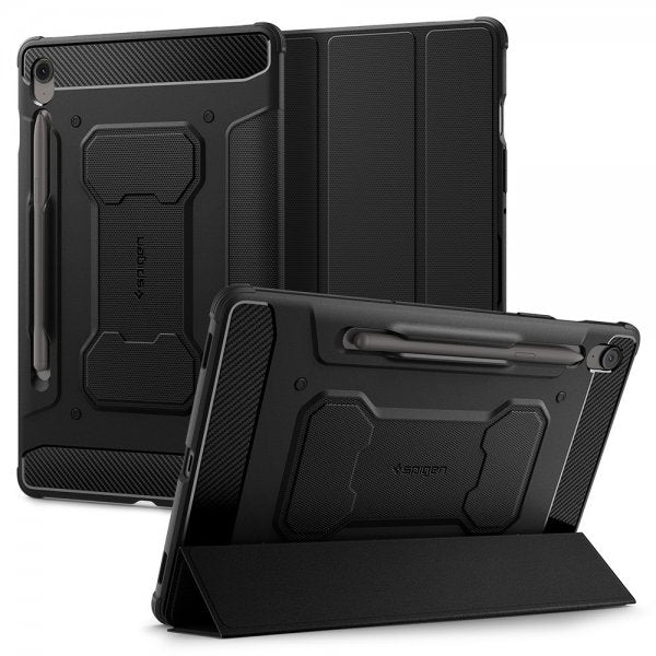 Spigen Samsung Galaxy Tab S10 FE Fodral Rugged Armor Pro Matte Black