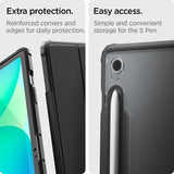 Spigen Samsung Galaxy Tab S10 FE Plus Fodral Ultra Hybrid Pro Svart