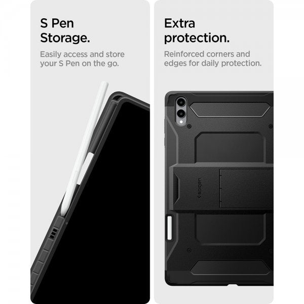 Spigen Samsung Galaxy Tab S11 Ultra Skal Tough Armor Pro Svart