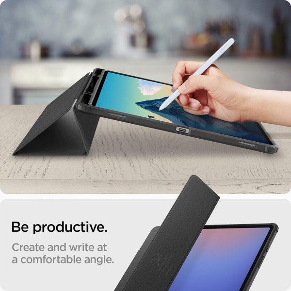 Spigen Samsung Galaxy Tab S8 Ultra/S9 Ultra/S10 Ultra Fodral Ultra Hybrid Pro Svart