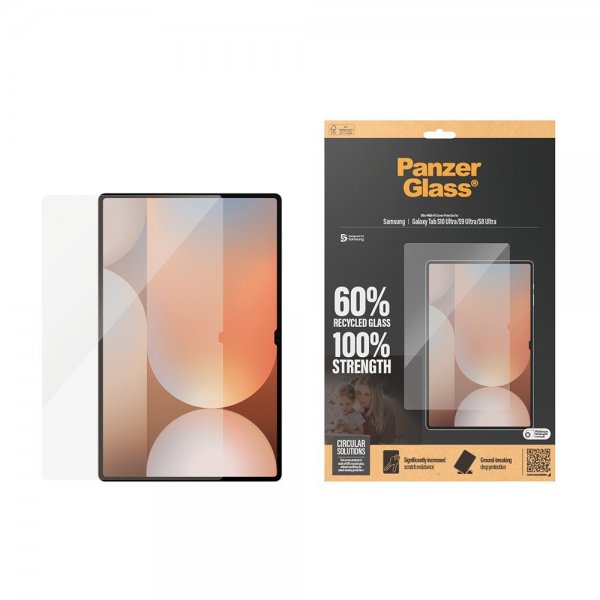PanzerGlass Samsung Galaxy Tab S8 Ultra/S9 Ultra/S10 Ultra Skärmskydd Ultra-Wide Fit