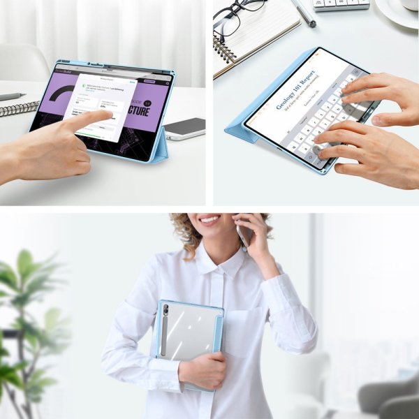 Dux Ducis Samsung Galaxy Tab S9 Ultra Fodral TOBY Series Blå