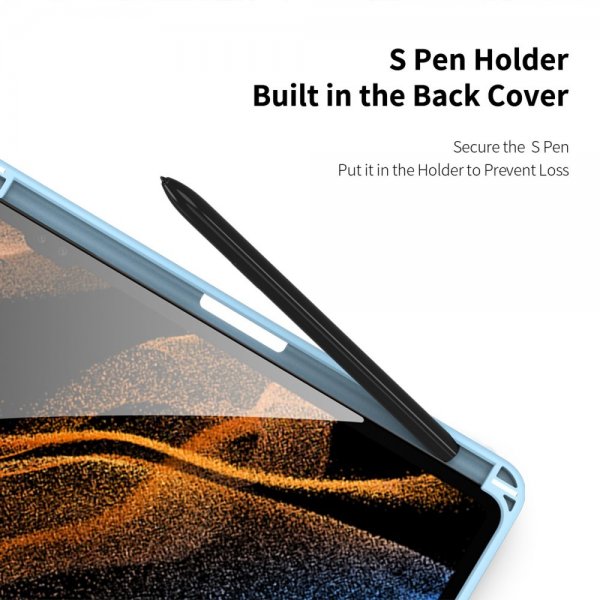Dux Ducis Samsung Galaxy Tab S9 Ultra Fodral TOBY Series Blå