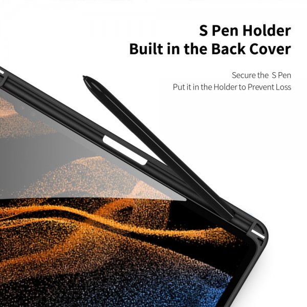 Dux Ducis Samsung Galaxy Tab S9 Ultra Fodral TOBY Series Svart