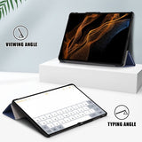 Samsung Galaxy Tab S9 Ultra Fodral Trifold Blå