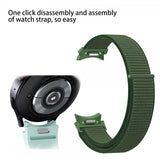 Samsung Galaxy Watch 20mm Armband i Nylon Grå