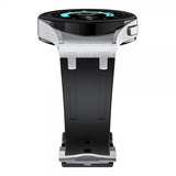Samsung Galaxy Watch 20mm Armband i Silikon Silver Spänne Svart