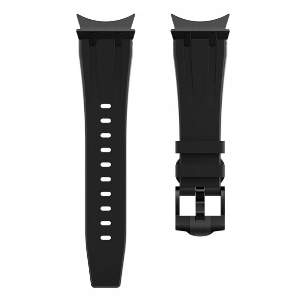 Samsung Galaxy Watch 20mm Armband i Silikon Svart Spänne Svart