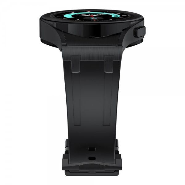 Samsung Galaxy Watch 20mm Armband i Silikon Svart Spänne Svart