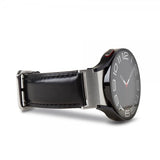 Puro Samsung Galaxy Watch 20mm Armband Leather Band Svart