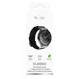 Puro Samsung Galaxy Watch 20mm Armband Leather Band Svart