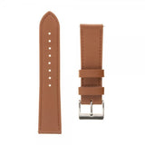 Fixed Samsung Galaxy Watch 20mm Armband Leather Strap Brun