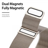 Dux Ducis Samsung Galaxy Watch 20mm Armband Milanese Starlight Silver