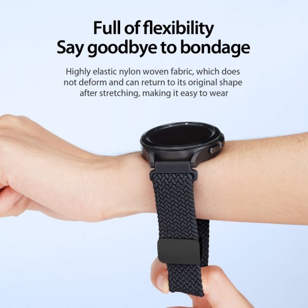 Dux Ducis Samsung Galaxy Watch 20mm Armband Mixture Pro Series Midnight