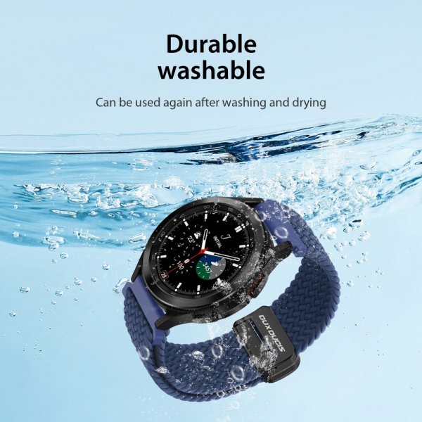 Dux Ducis Samsung Galaxy Watch 20mm Armband Mixture Pro Series Storm Blue