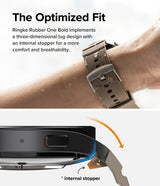 Ringke Samsung Galaxy Watch 20mm Armband Rubber One Bold Band Gray Sand