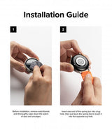 Ringke Samsung Galaxy Watch 20mm Armband Rubber One Bold Band Orange