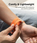 Ringke Samsung Galaxy Watch 20mm Armband Rubber One Bold Band Orange