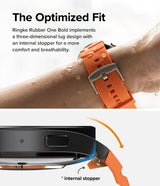Ringke Samsung Galaxy Watch 20mm Armband Rubber One Bold Band Orange