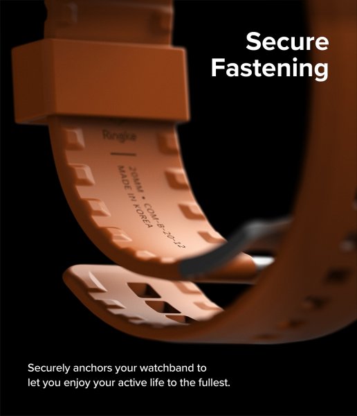 Ringke Samsung Galaxy Watch 20mm Armband Rubber One Bold Band Orange