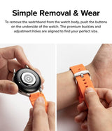 Ringke Samsung Galaxy Watch 20mm Armband Rubber One Bold Band Orange