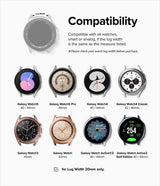 Ringke Samsung Galaxy Watch 20mm Armband Rubber One Bold Band Orange