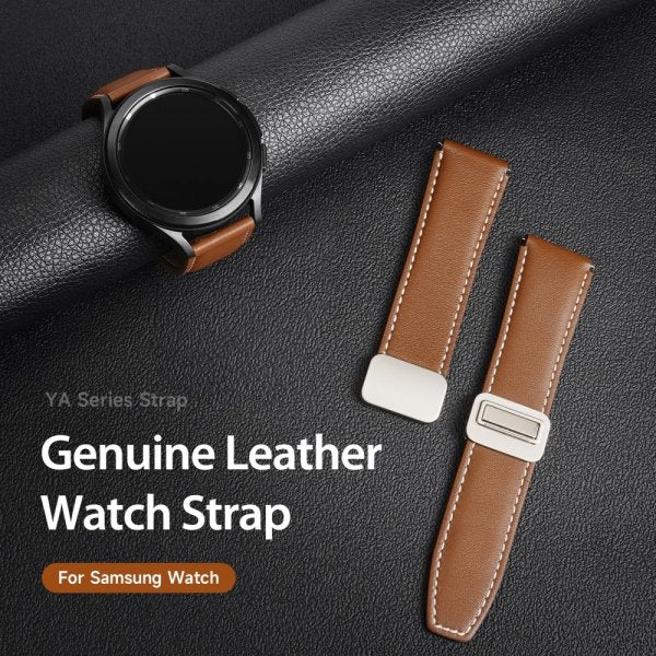 Dux Ducis Samsung Galaxy Watch 20mm Armband YA Series Brun