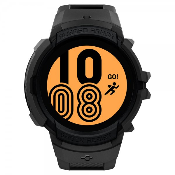 Spigen Samsung Galaxy Watch 4/5 40mm Skal med armband Rugged Armor Pro Svart