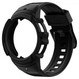 Spigen Samsung Galaxy Watch 4/5 40mm Skal med Armband Rugged Armor Pro Charcoal Gray