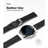 Ringke Samsung Galaxy Watch 20mm Armband Rubber One Band Svart