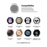 Ringke Samsung Galaxy Watch 20mm Armband Rubber One Band Svart
