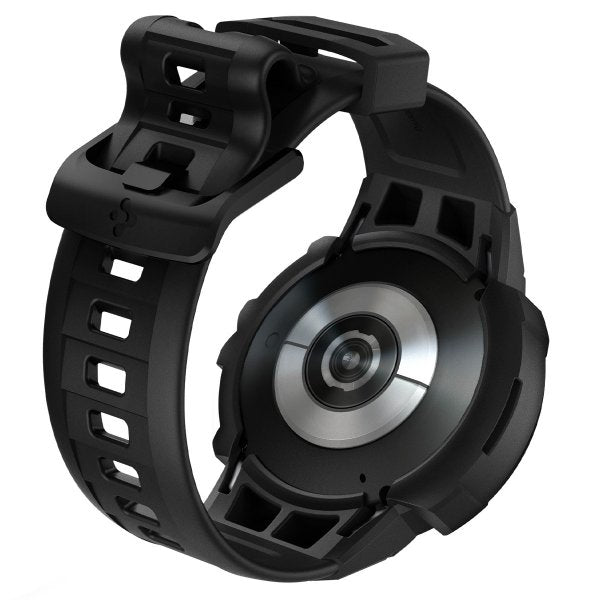 Spigen Samsung Galaxy Watch 4/5 40mm Skal och Armband Rugged Armor Pro Svart