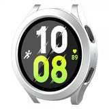 Enkay Samsung Galaxy Watch 4/5 44mm Skal med Inbyggt skärmskydd Matt Silver